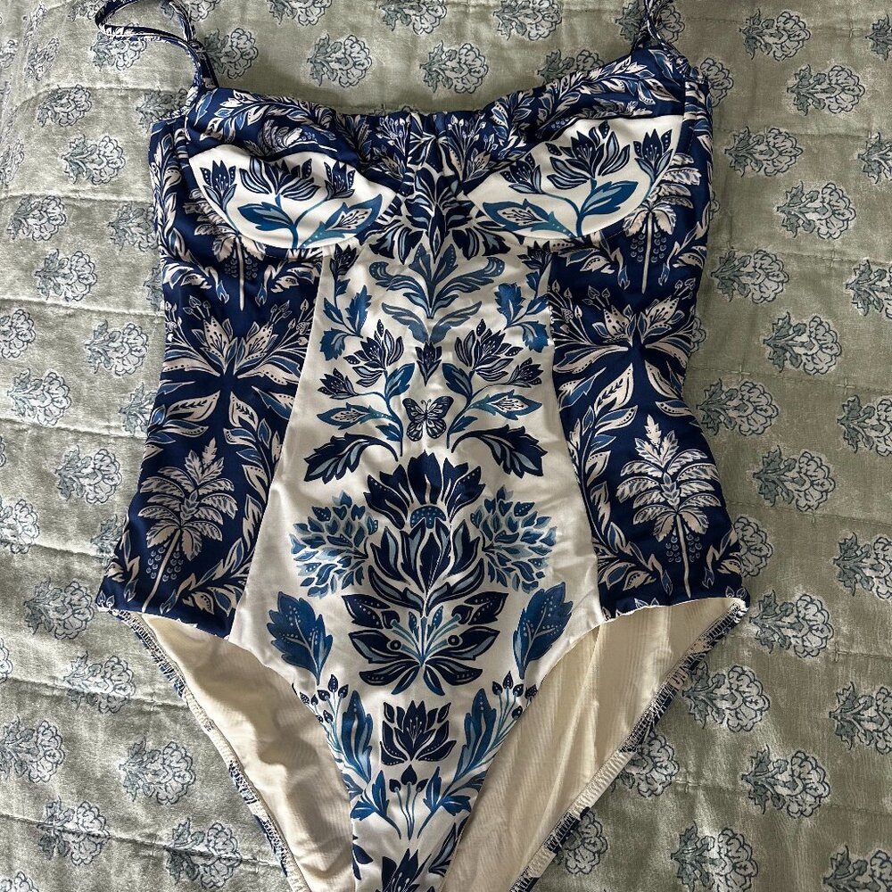 Farm Rio delicate tapestry one piece NWT